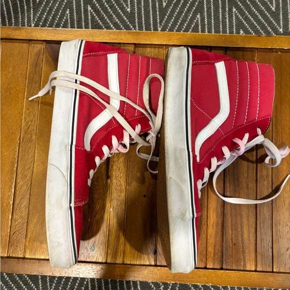 Suede Vans SK8-Hi high tops. Size 9.5M/11 W - Picture 2 of 7